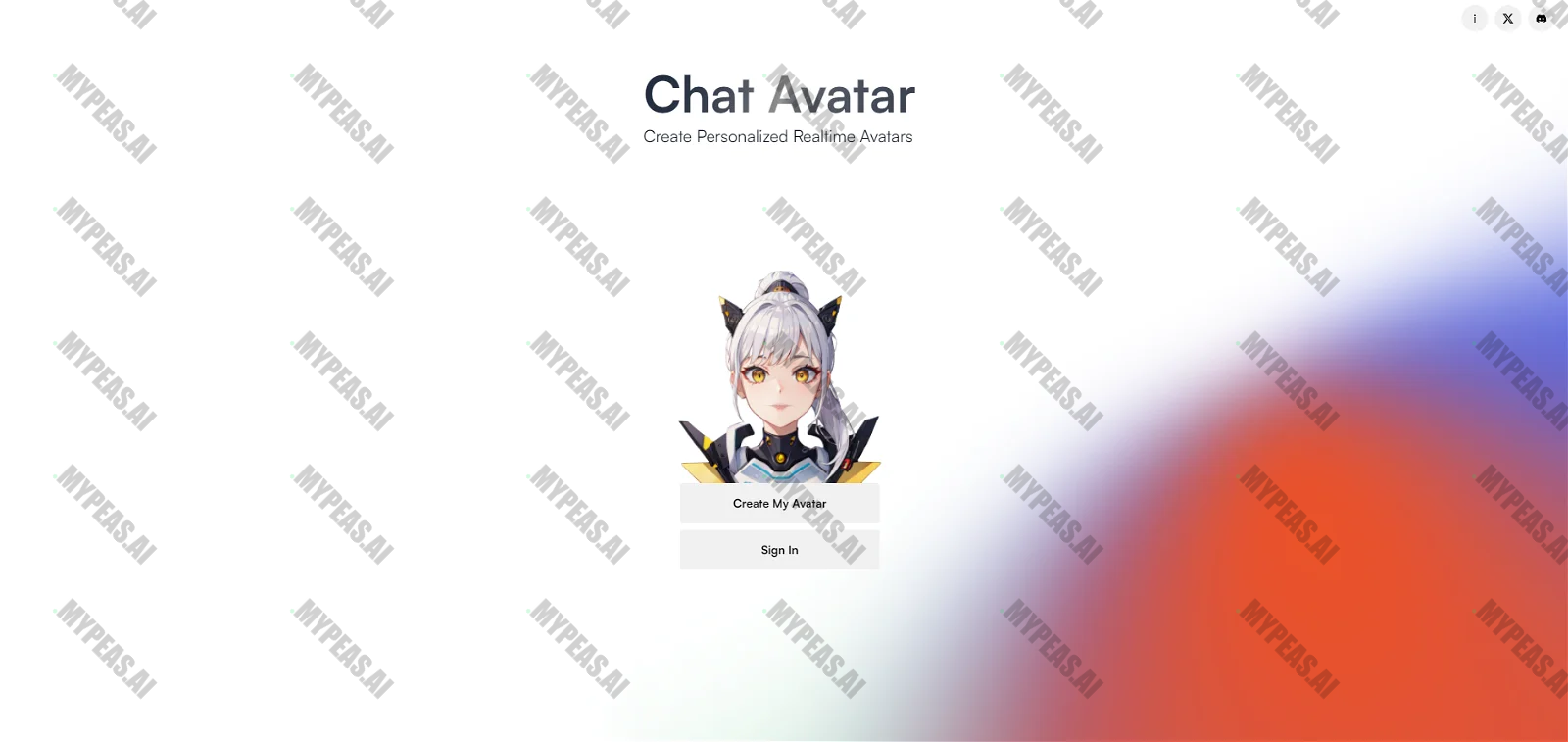 ChatAvatar.me screenshot