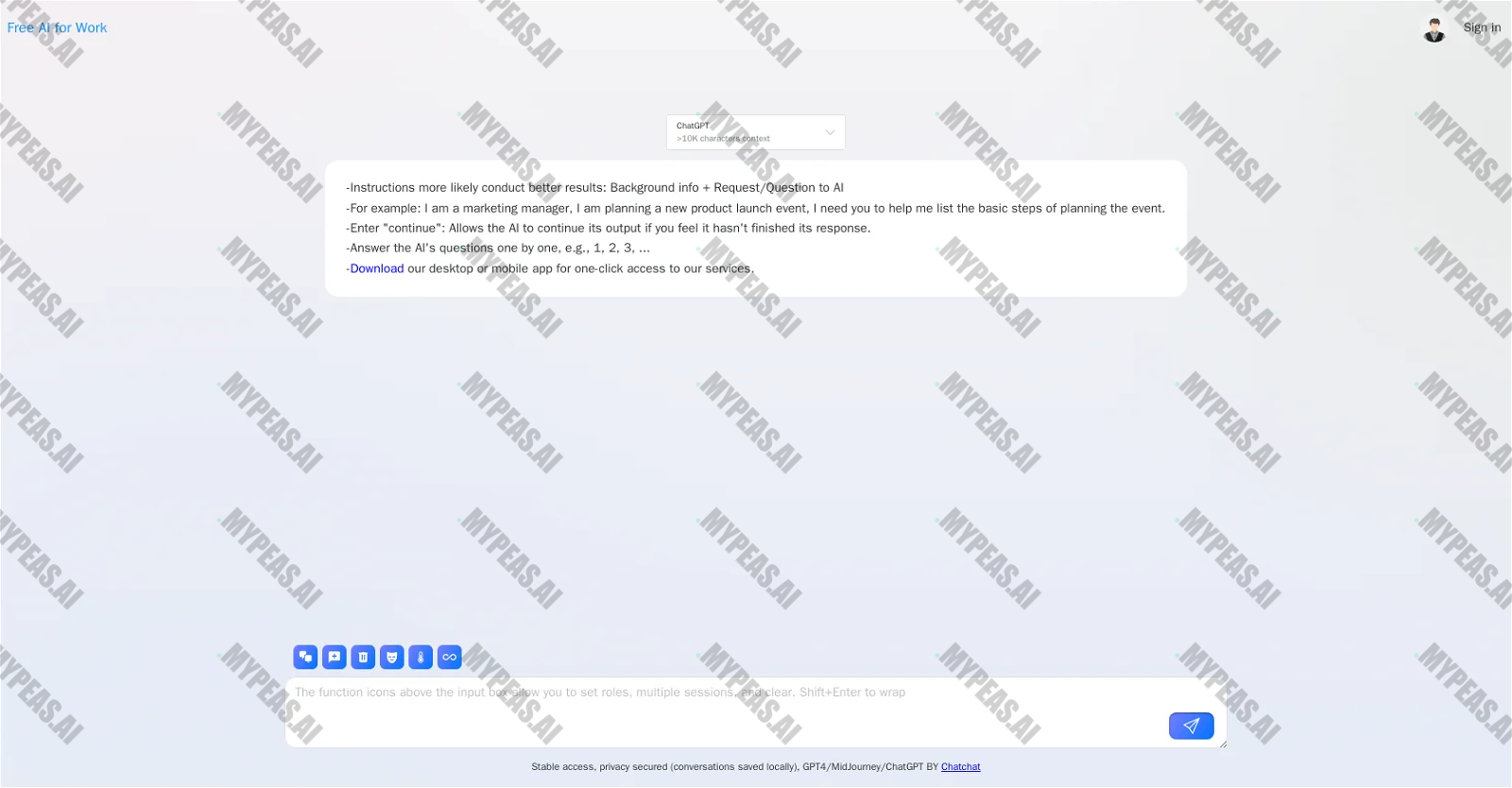 ChatChat screenshot