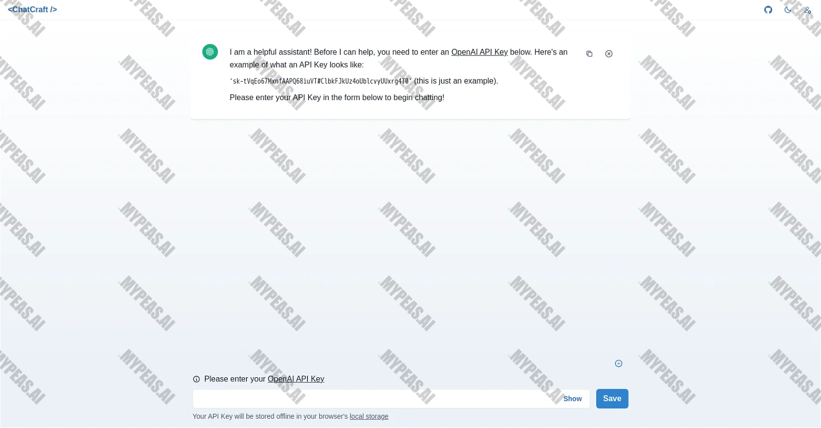 Chatcraft screenshot