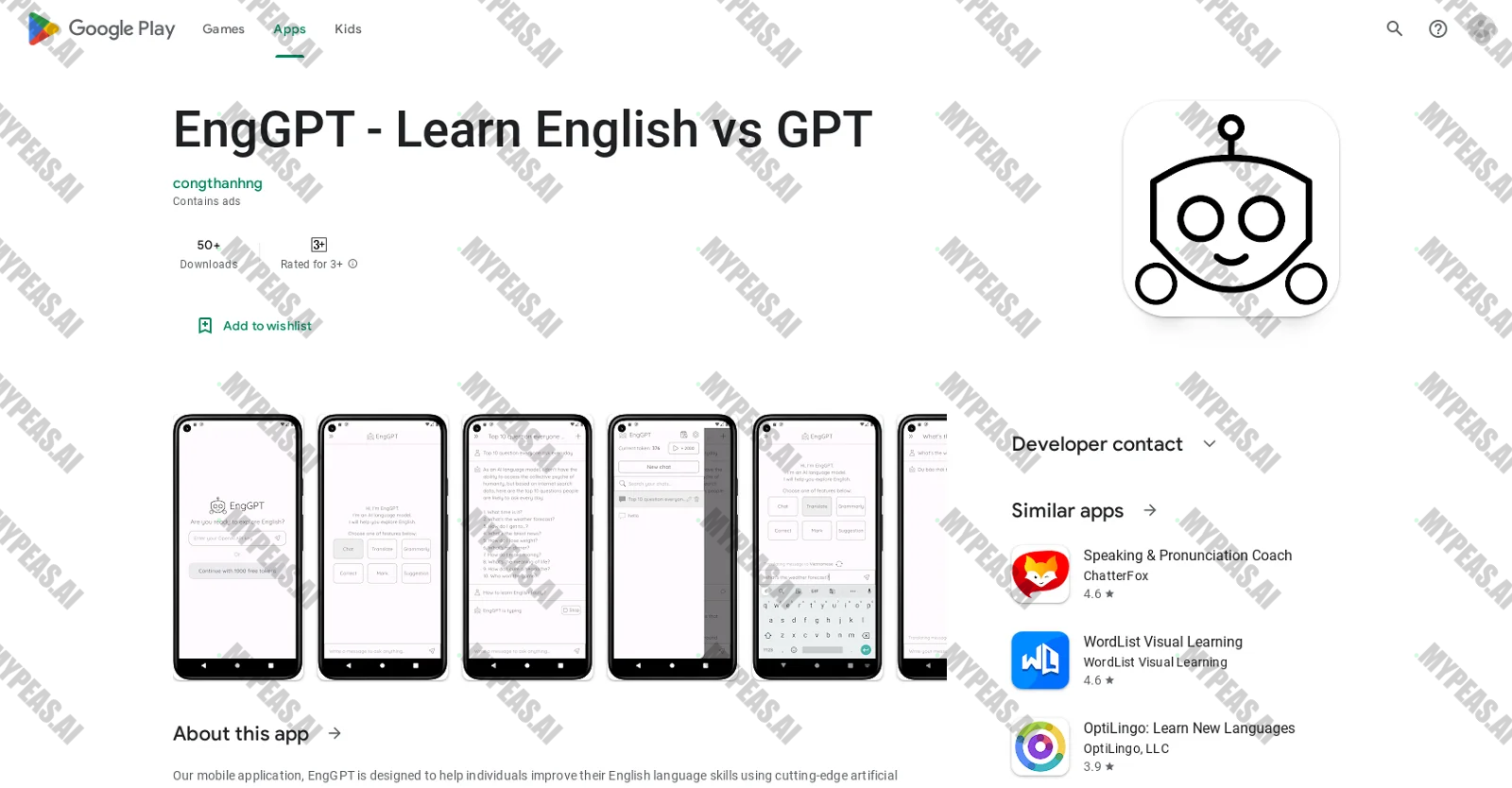 ChatEngGPT screenshot