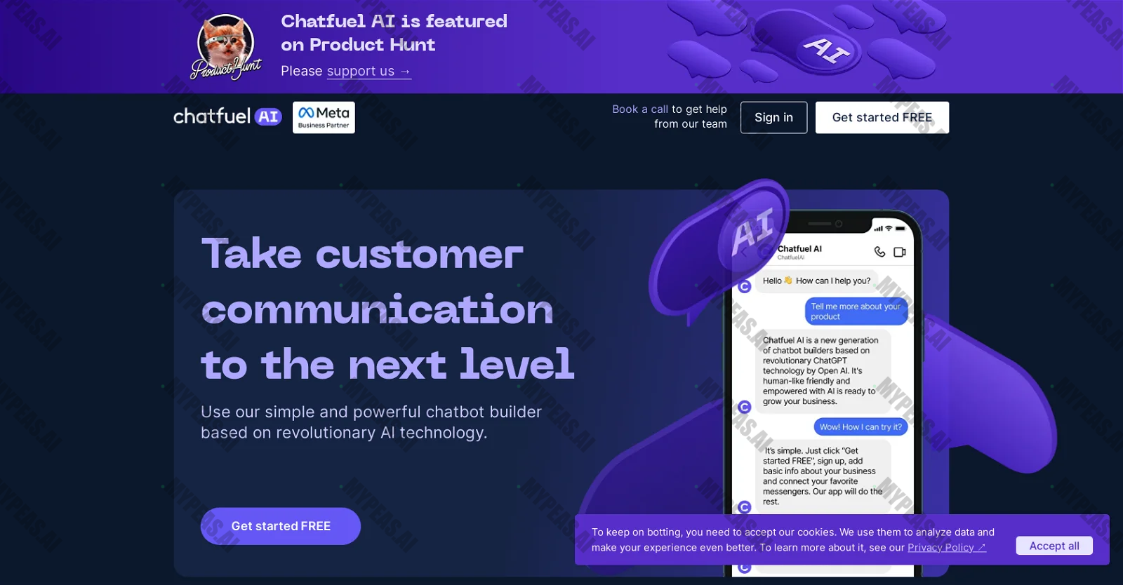 Chatfuel AI screenshot