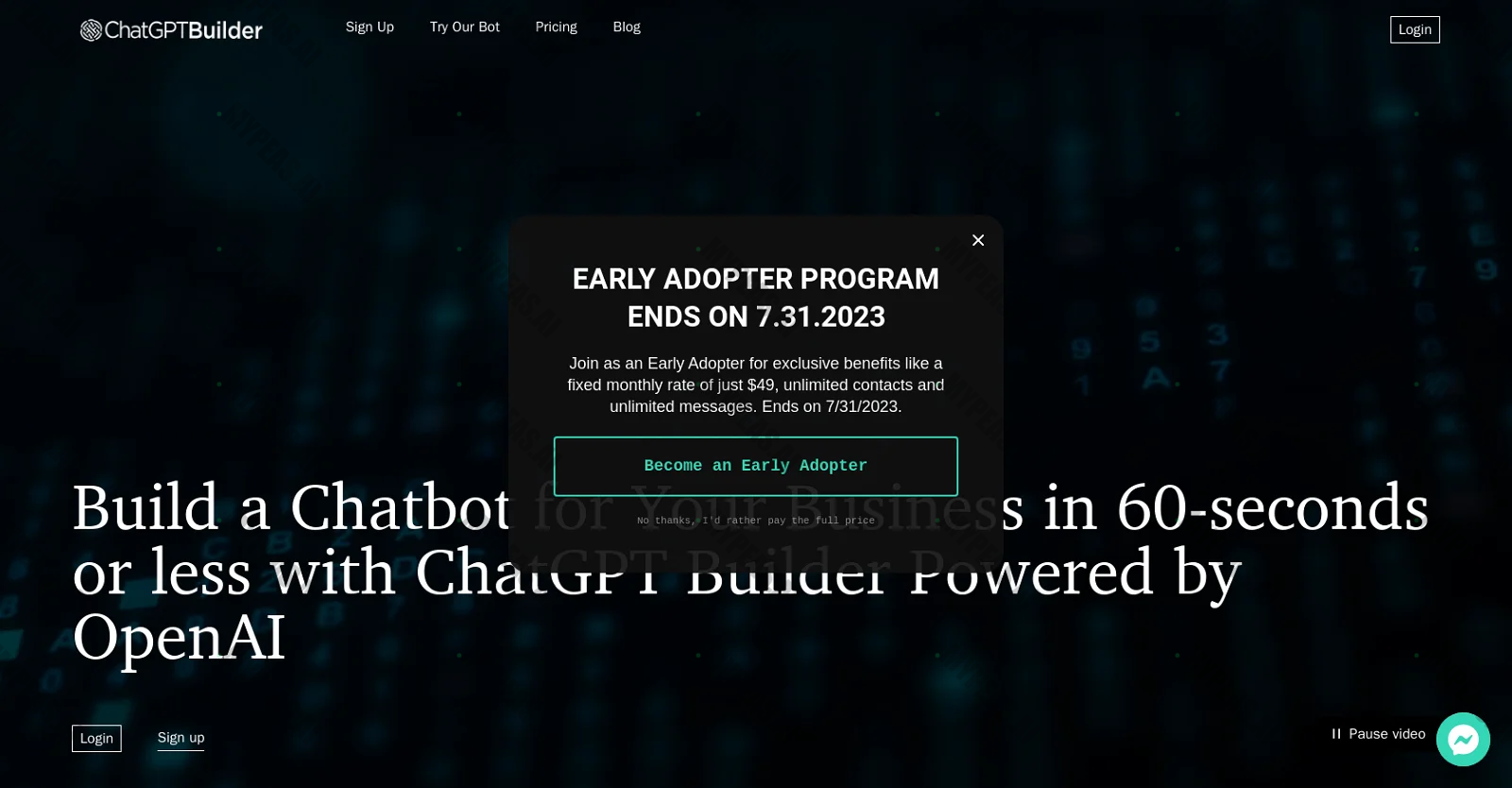 Chatgptbuilder screenshot