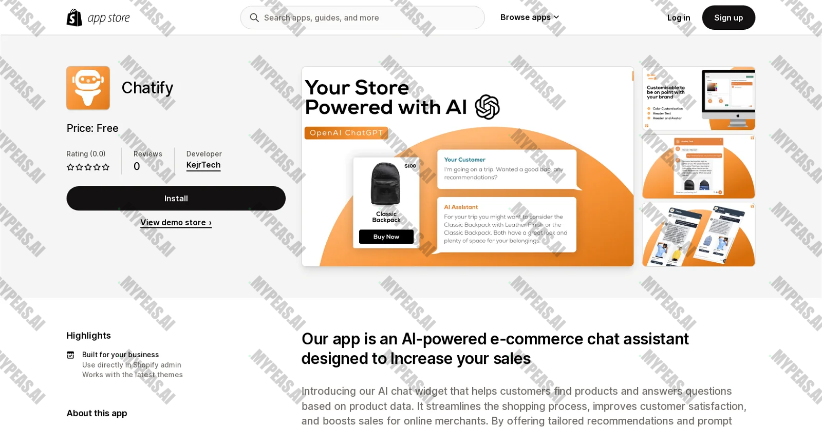 Chatify screenshot