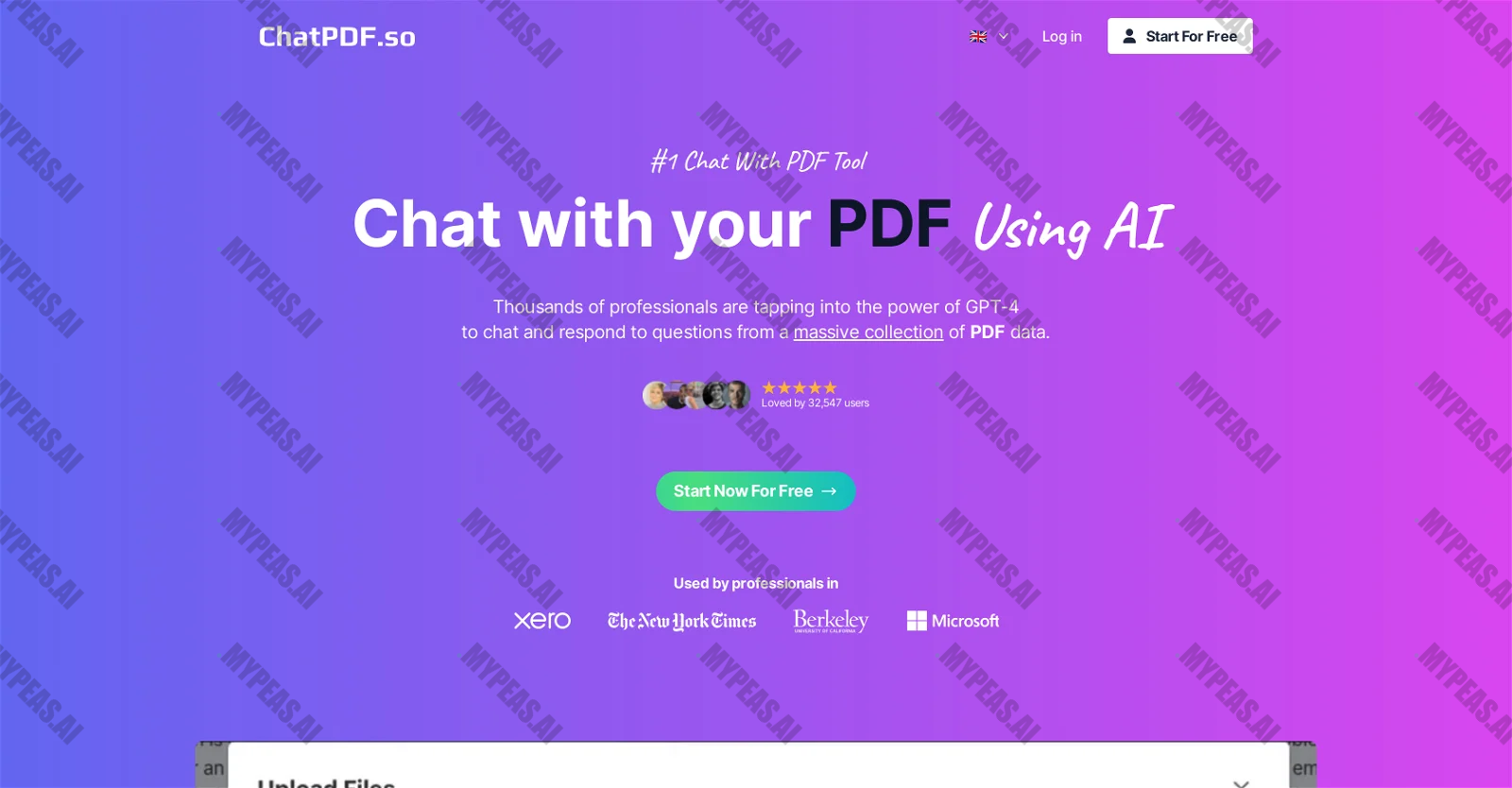 ChatPDF.so screenshot