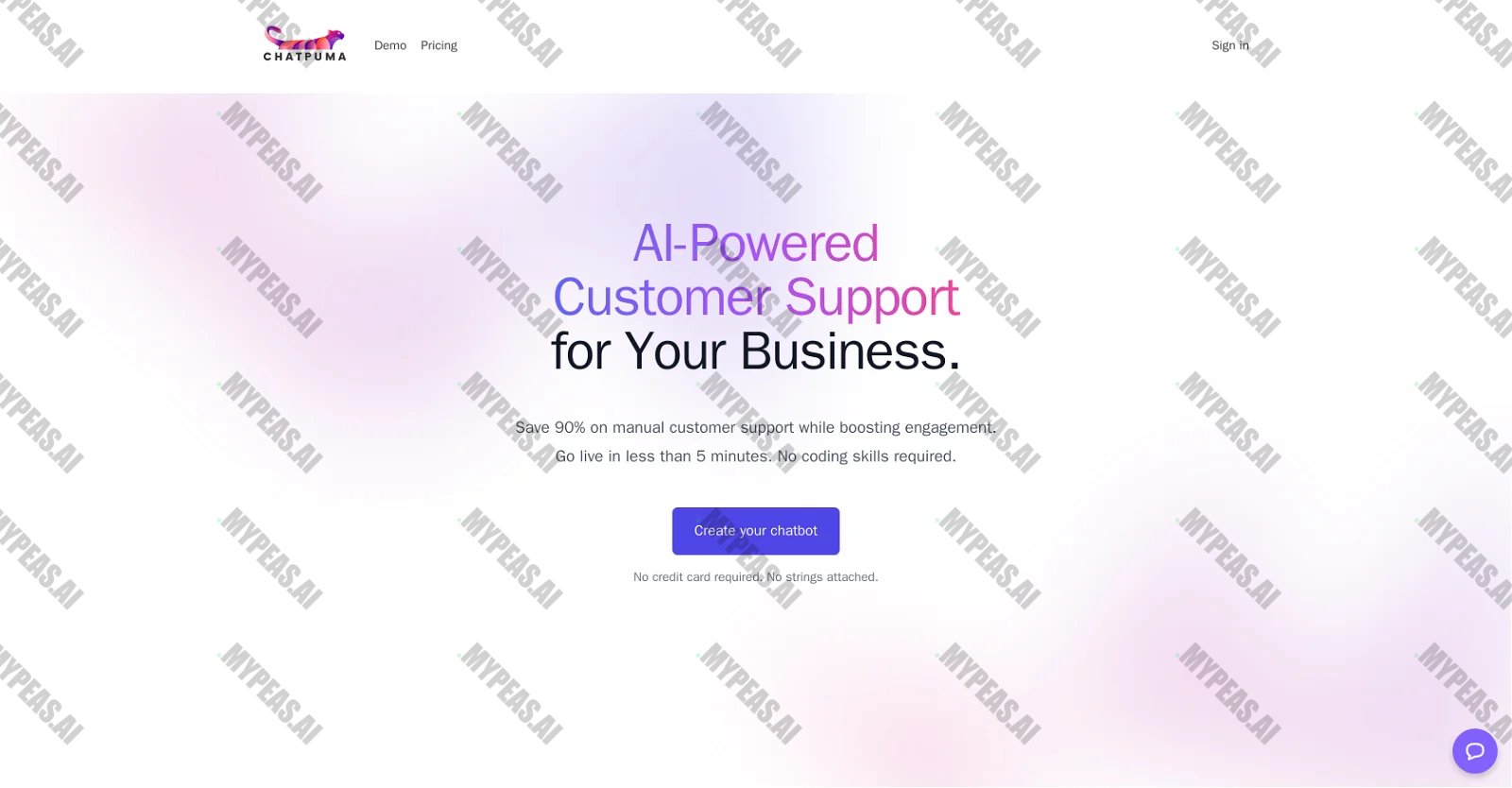 ChatPuma screenshot