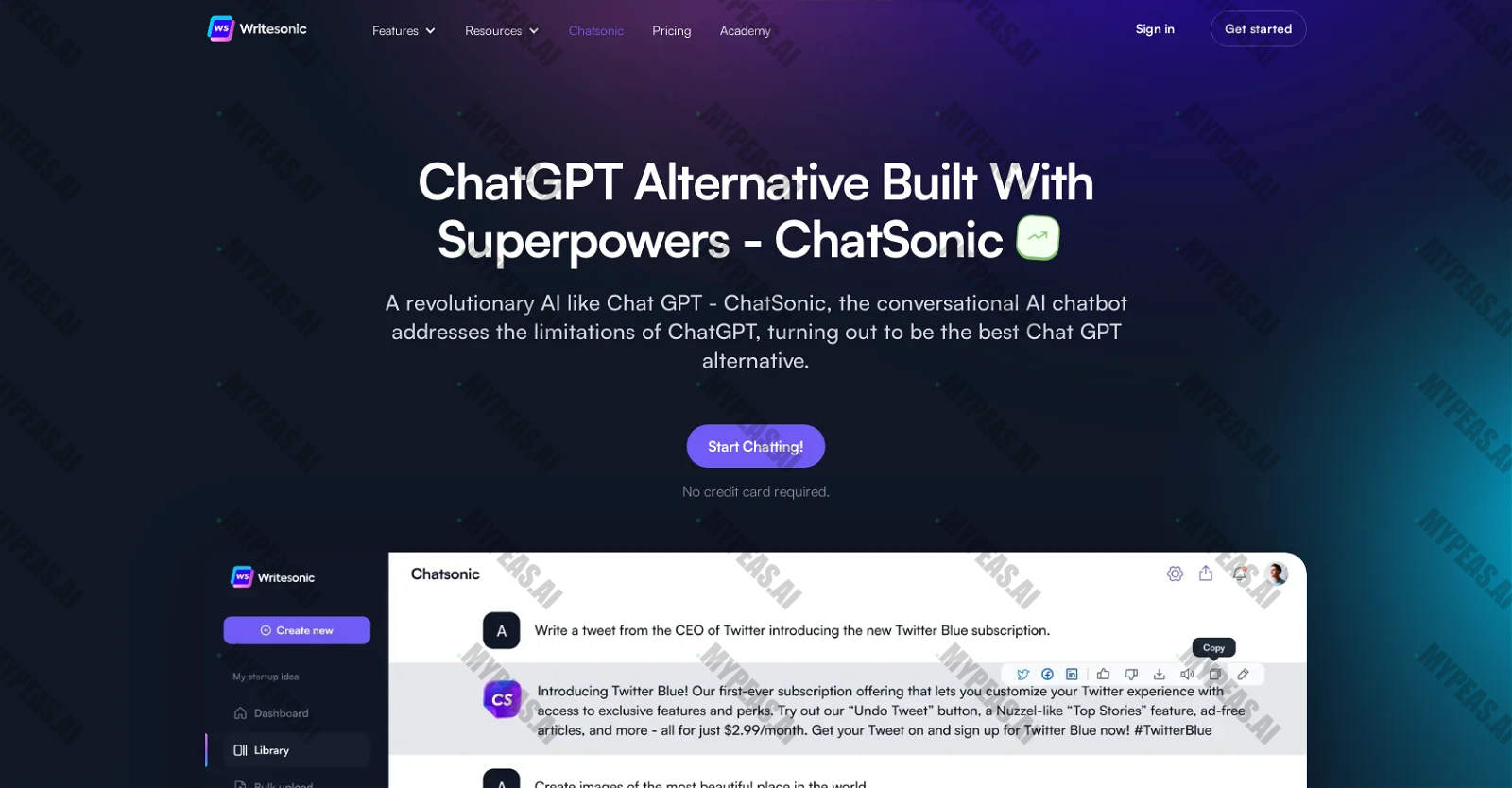 Chatsonic screenshot
