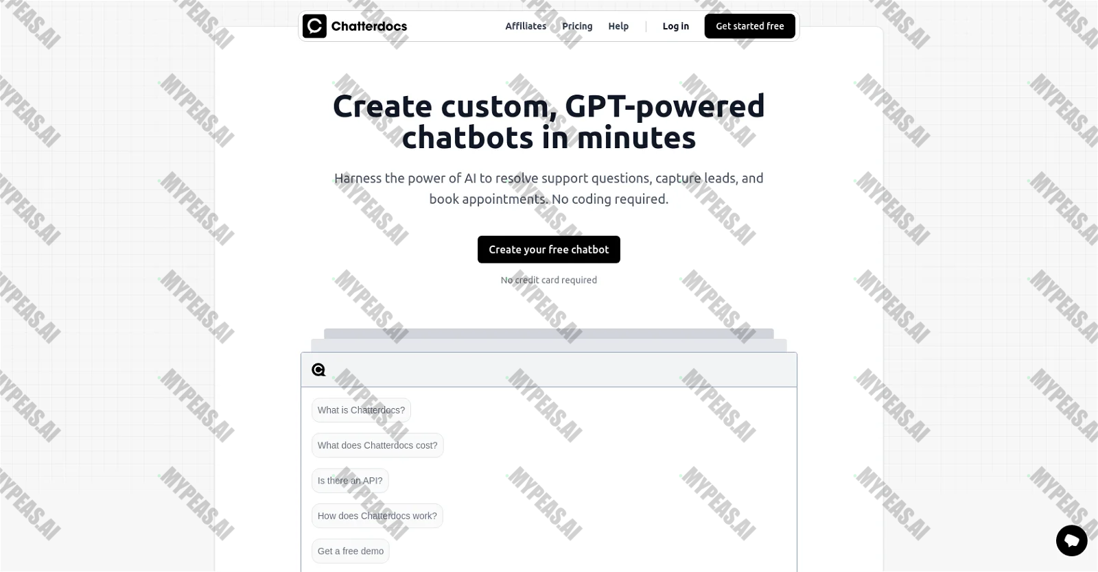 Chatterdocs screenshot