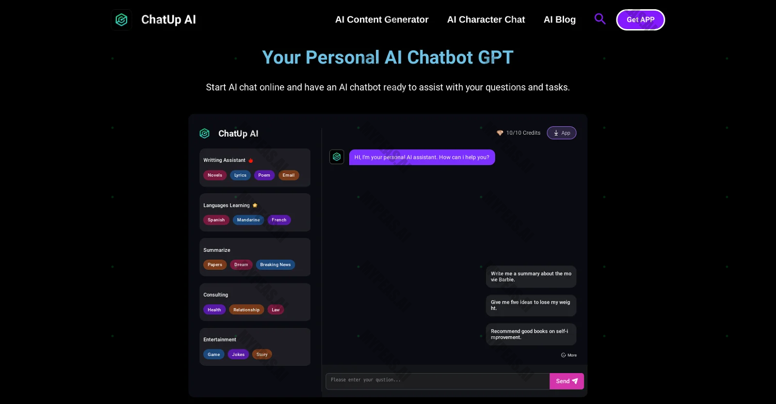 ChatUp AI screenshot