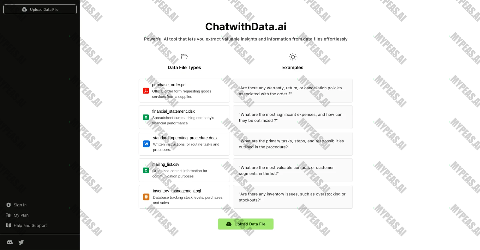 ChatwithData screenshot