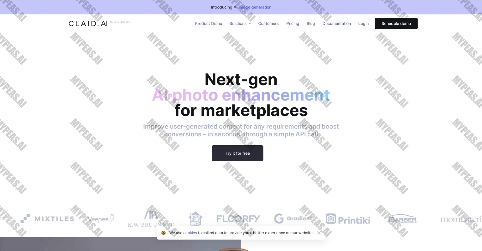 Claid.ai screenshot