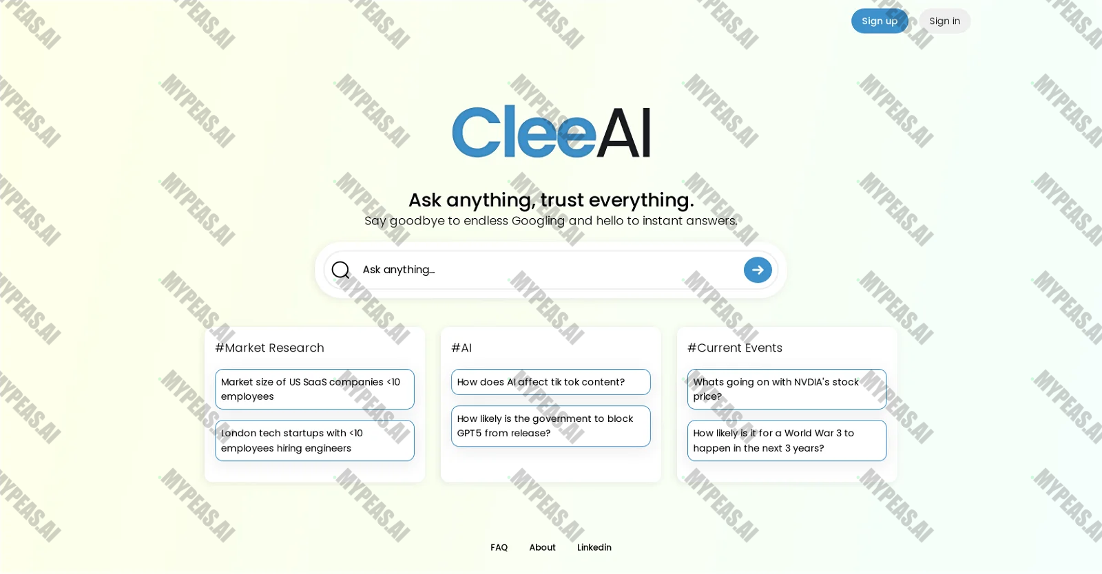 CleeAI screenshot