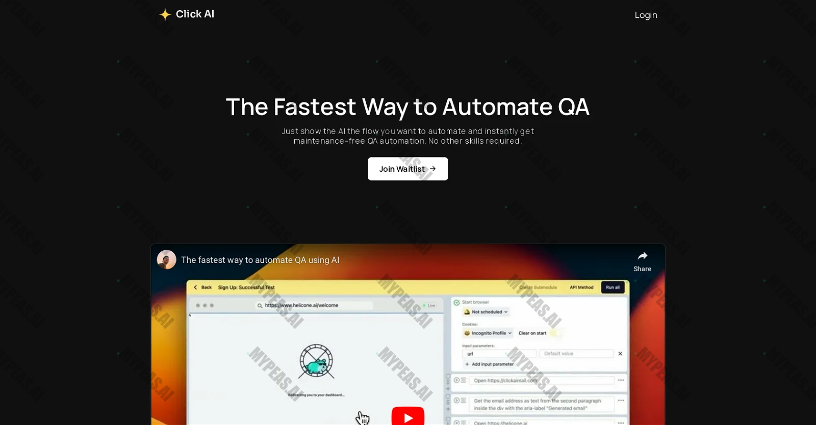 Click AI screenshot