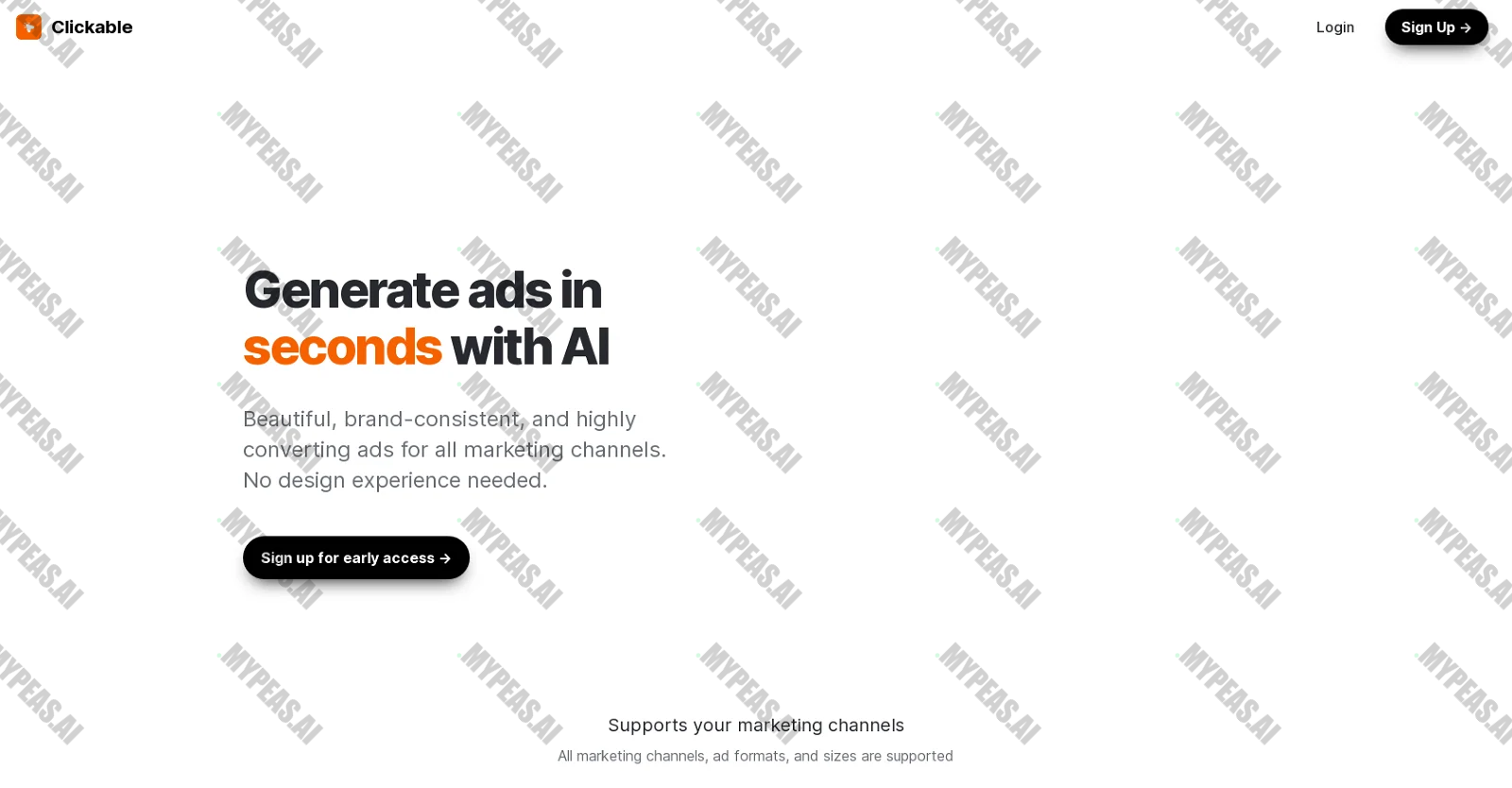 Clickable screenshot