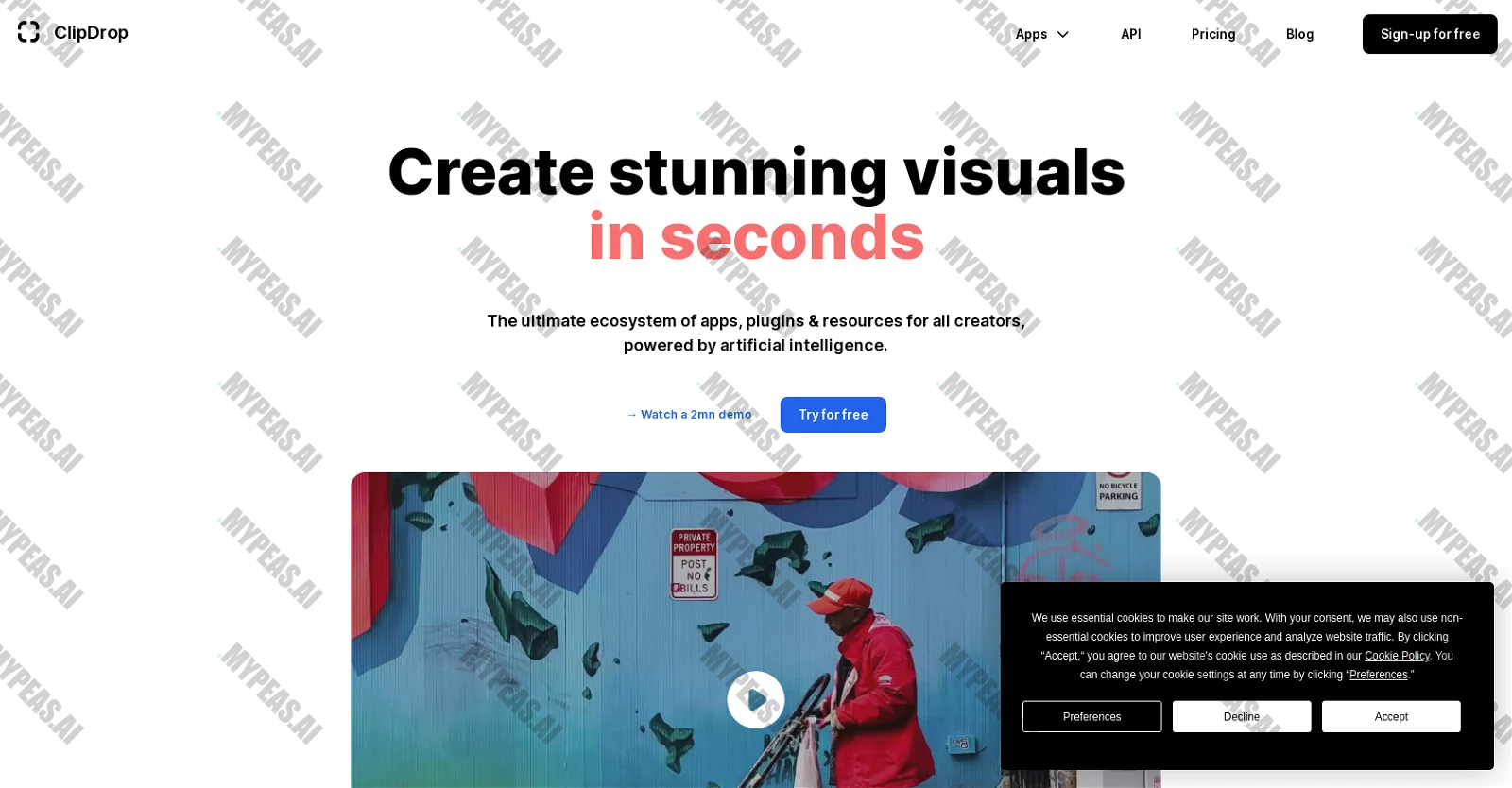 Clipdrop screenshot