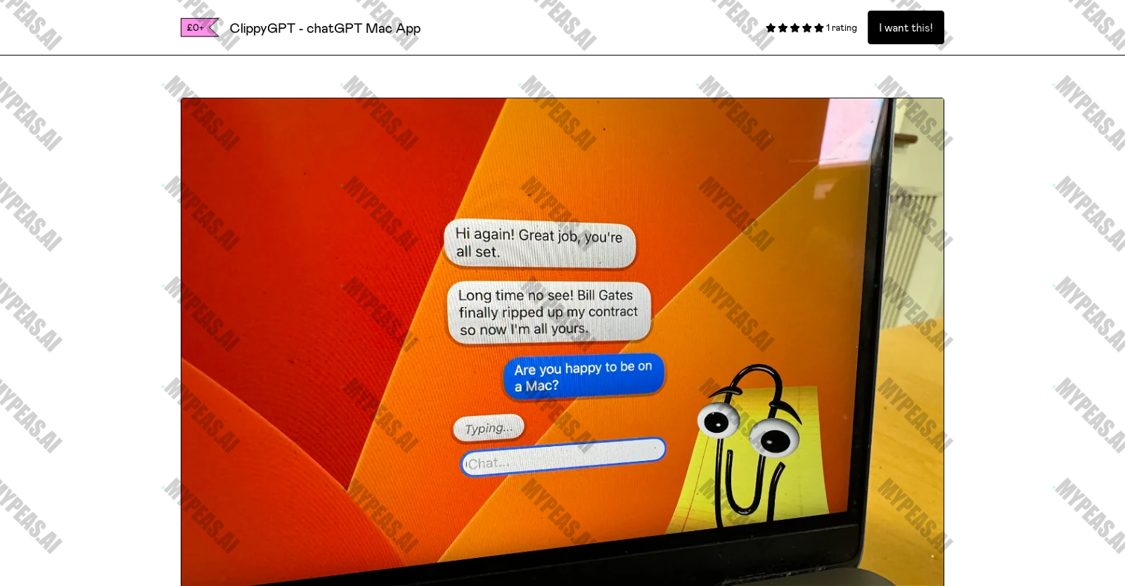 ClippyGPT screenshot