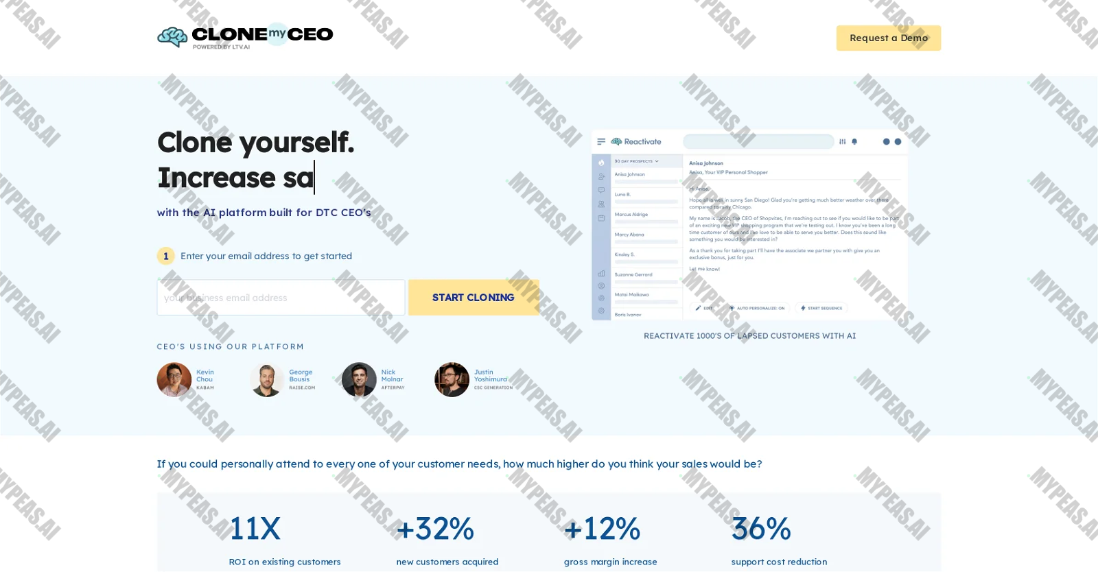 CloneMyCEO screenshot