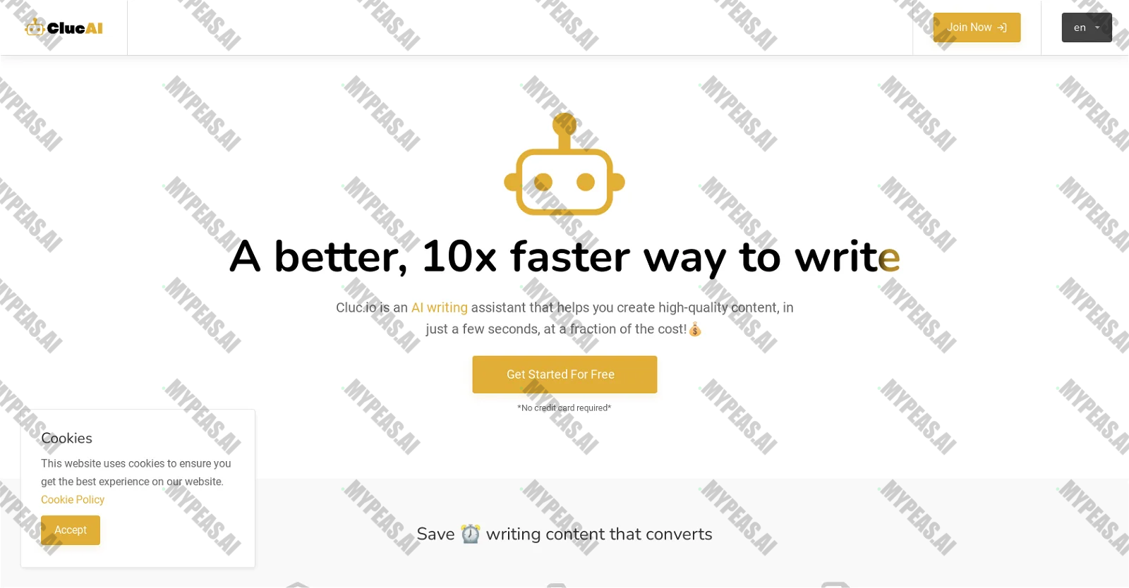 Cluc.io screenshot