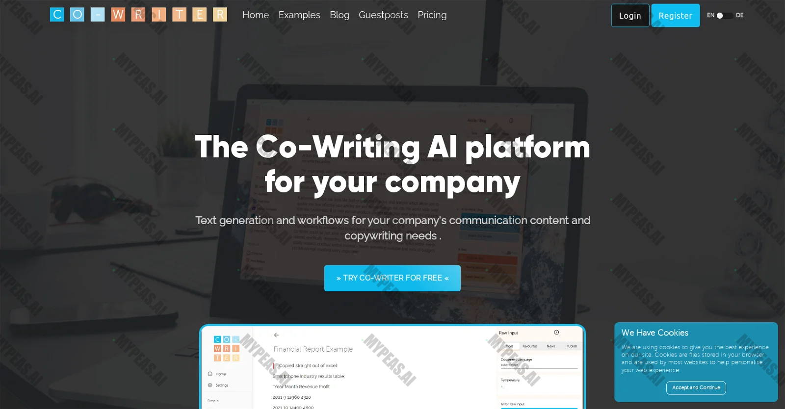 Co-Writer screenshot
