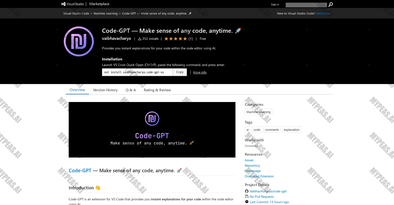 Code-GPT screenshot