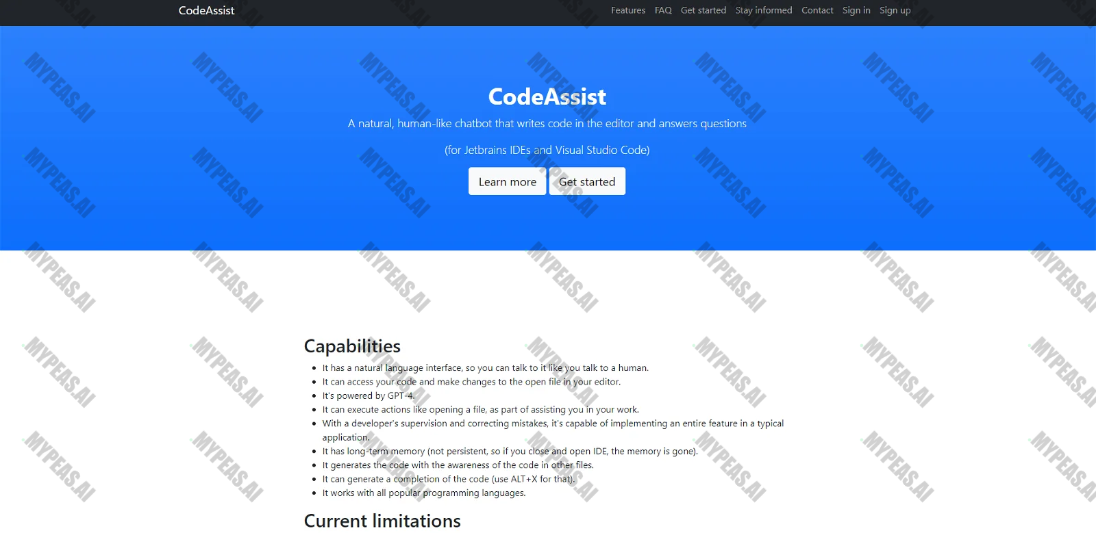CodeAssist Tech screenshot