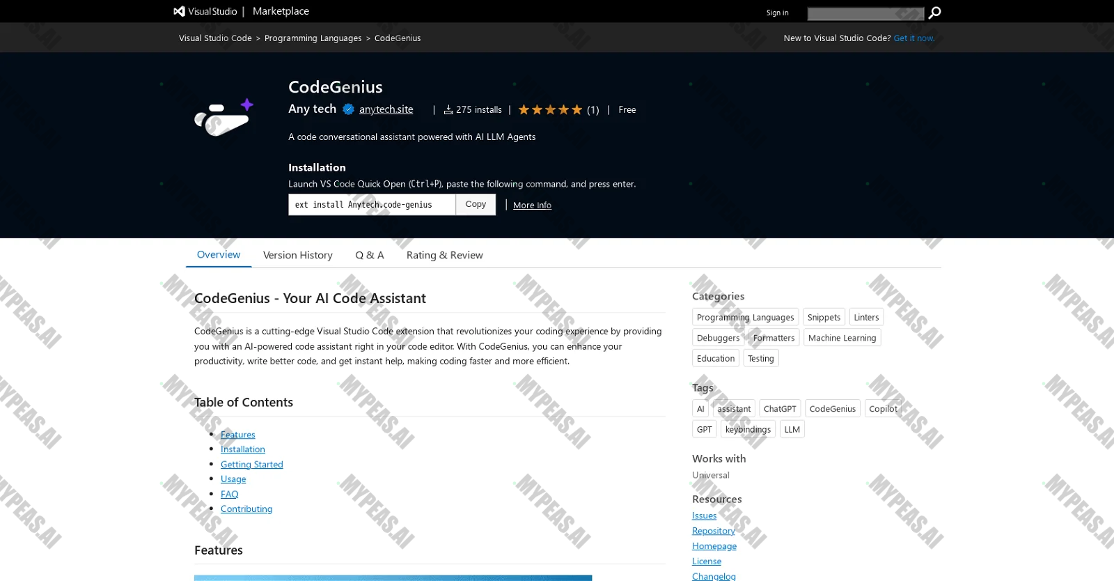 CodeGenius screenshot