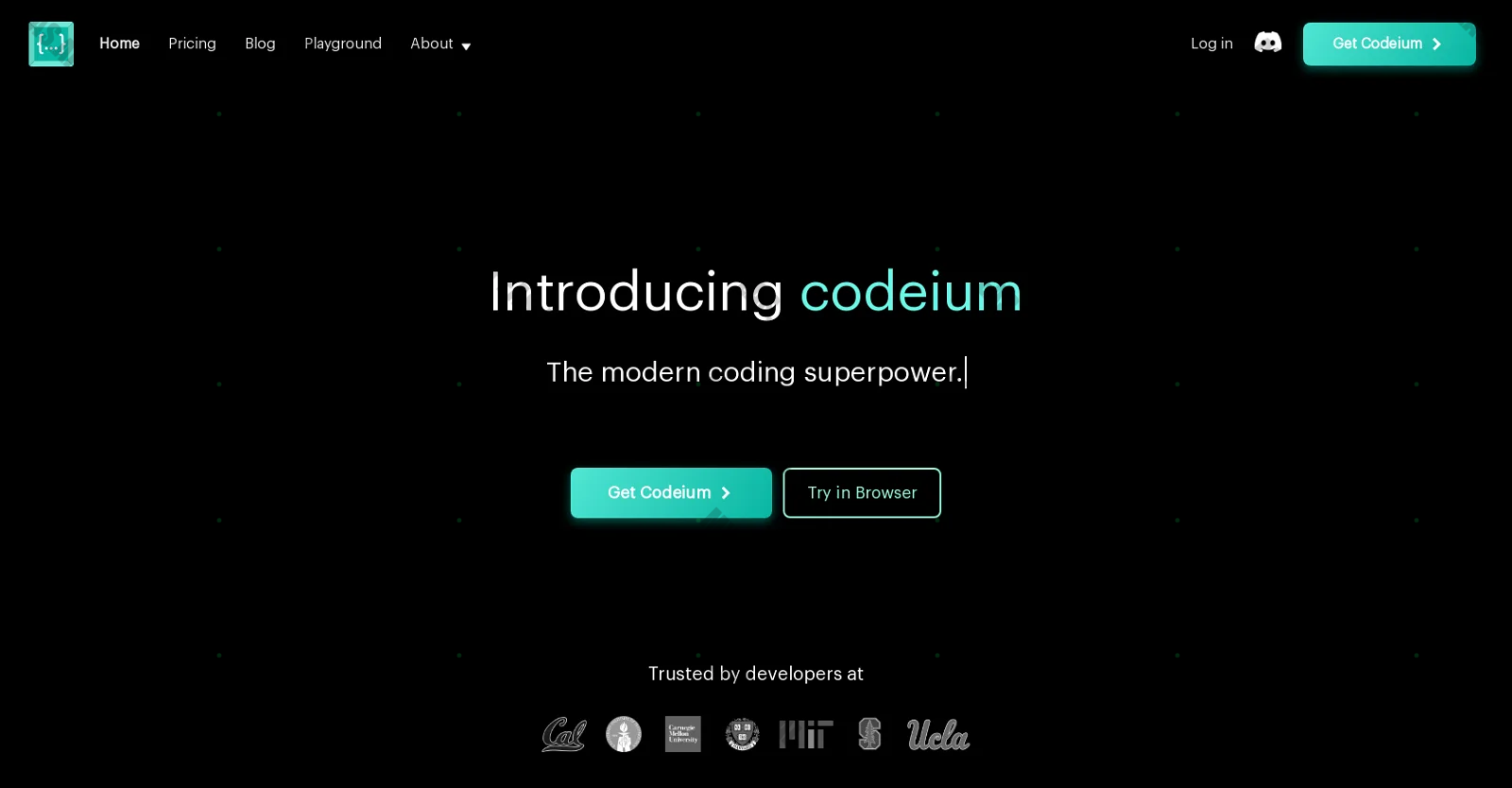 Codeium screenshot