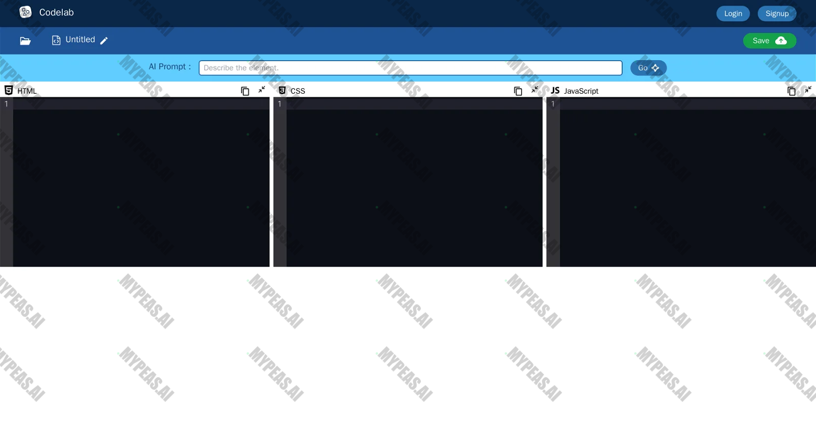 Codelab screenshot