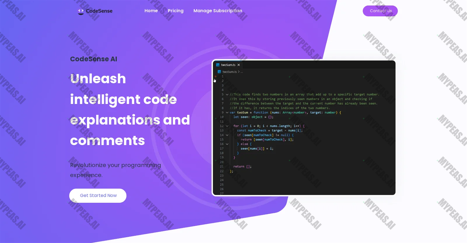 CodeSense screenshot
