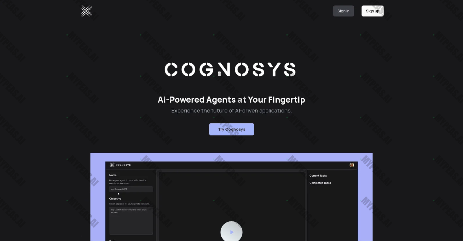 Cognosys screenshot