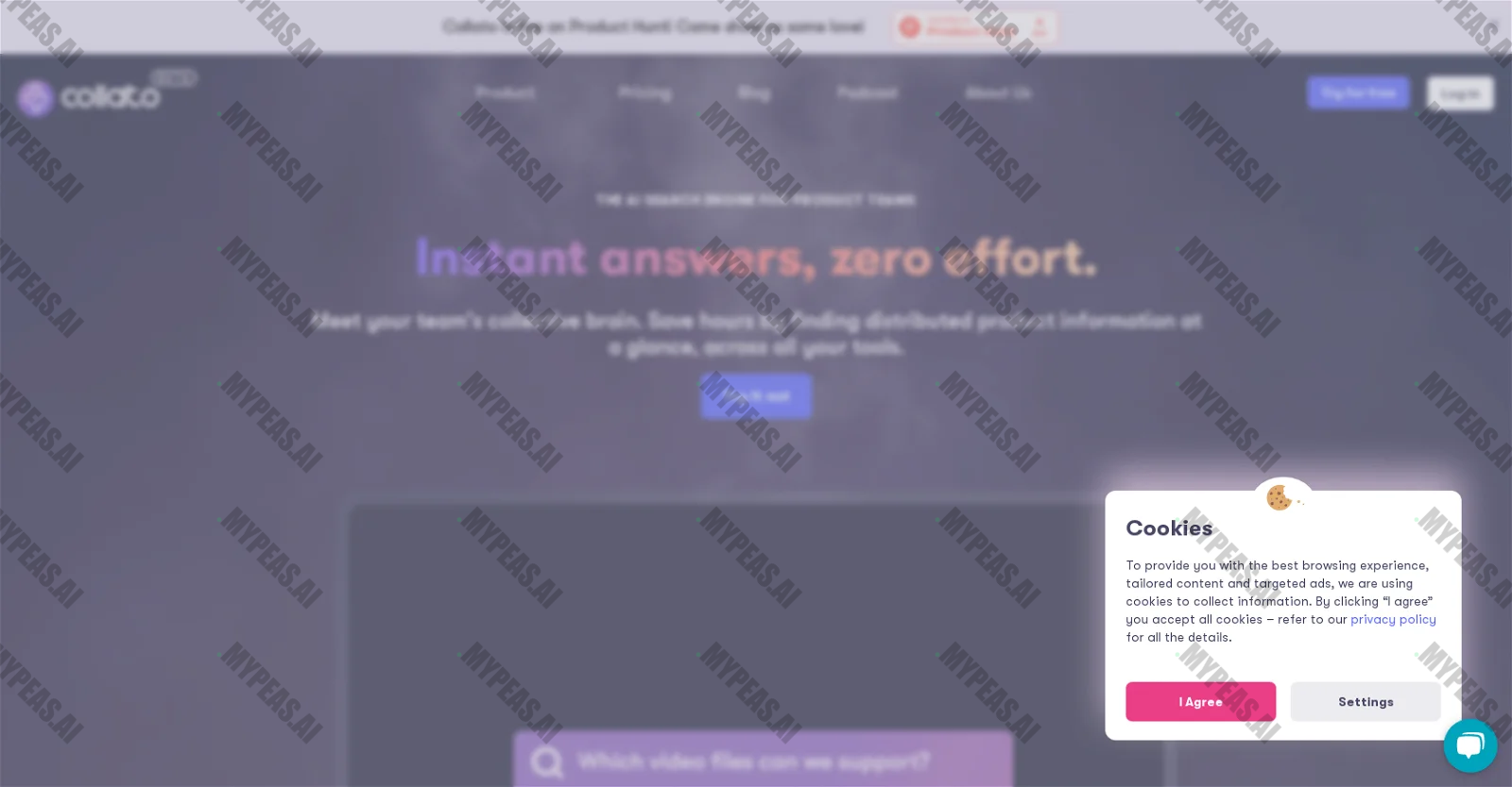 Collato screenshot