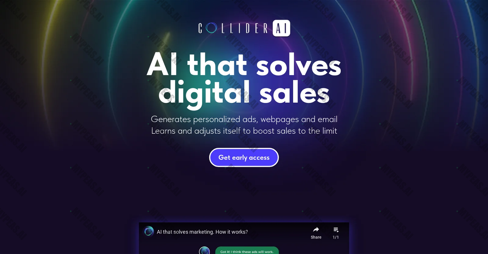 Collider AI screenshot