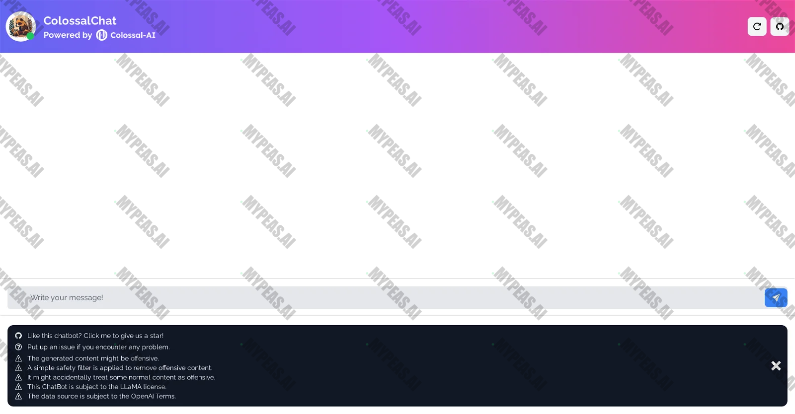 ColossalChat screenshot