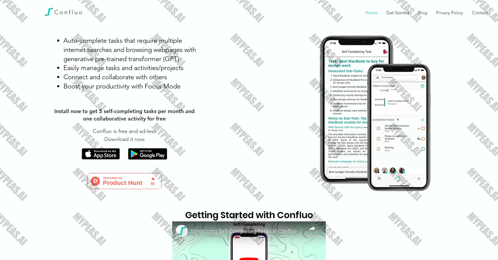 Confluo screenshot