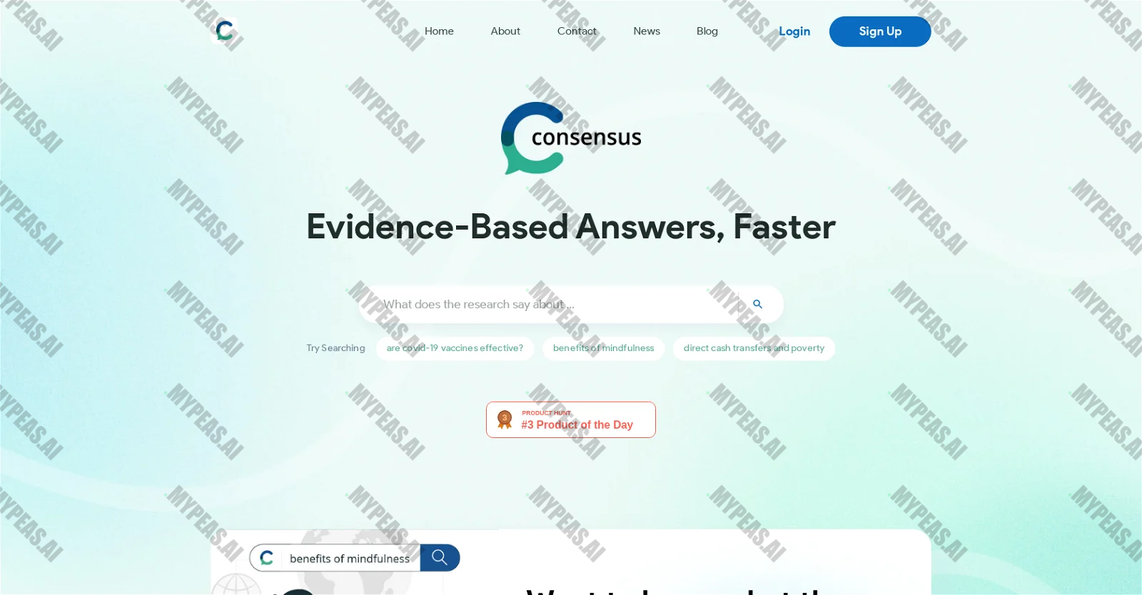 Consensus screenshot