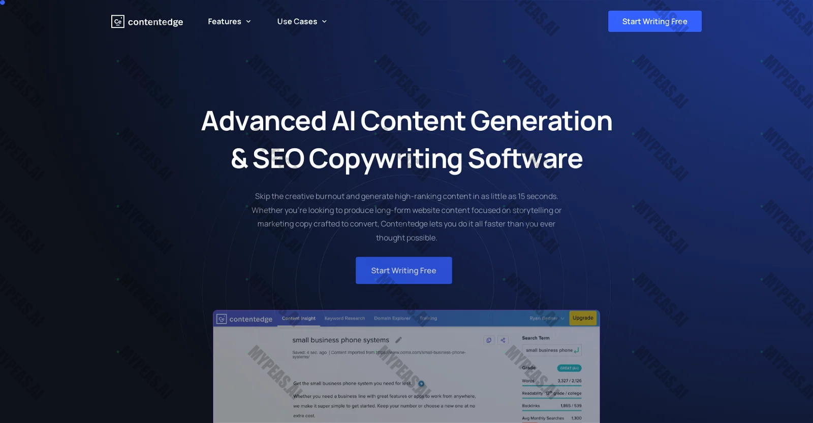 Contentedge screenshot