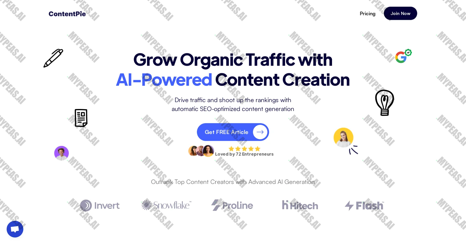 ContentPie screenshot