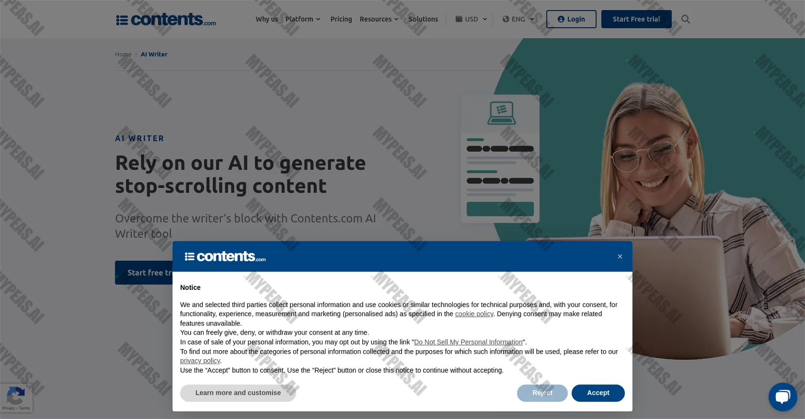 Contents screenshot