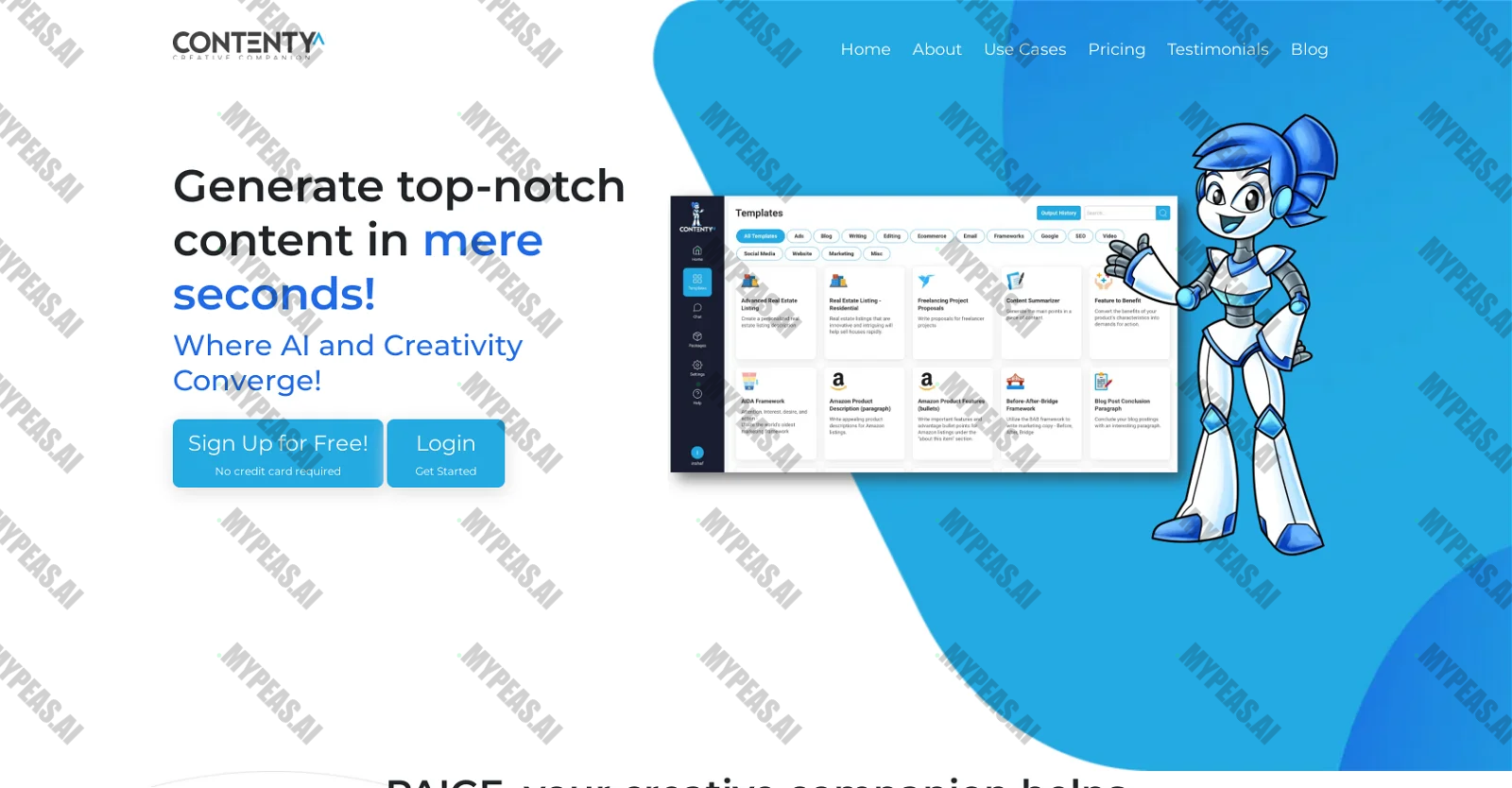 Contenty AI screenshot