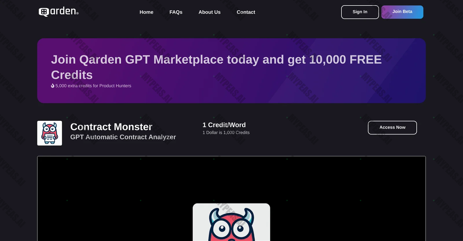 Contract Monster screenshot