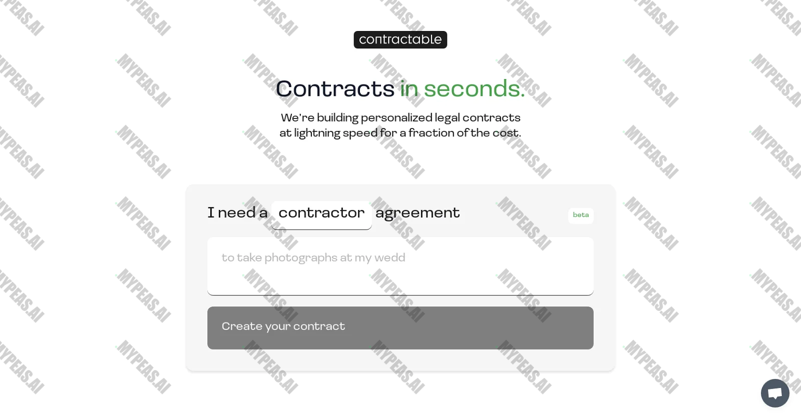 Contractable screenshot