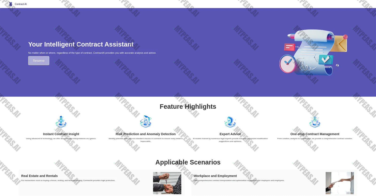 ContractAl screenshot