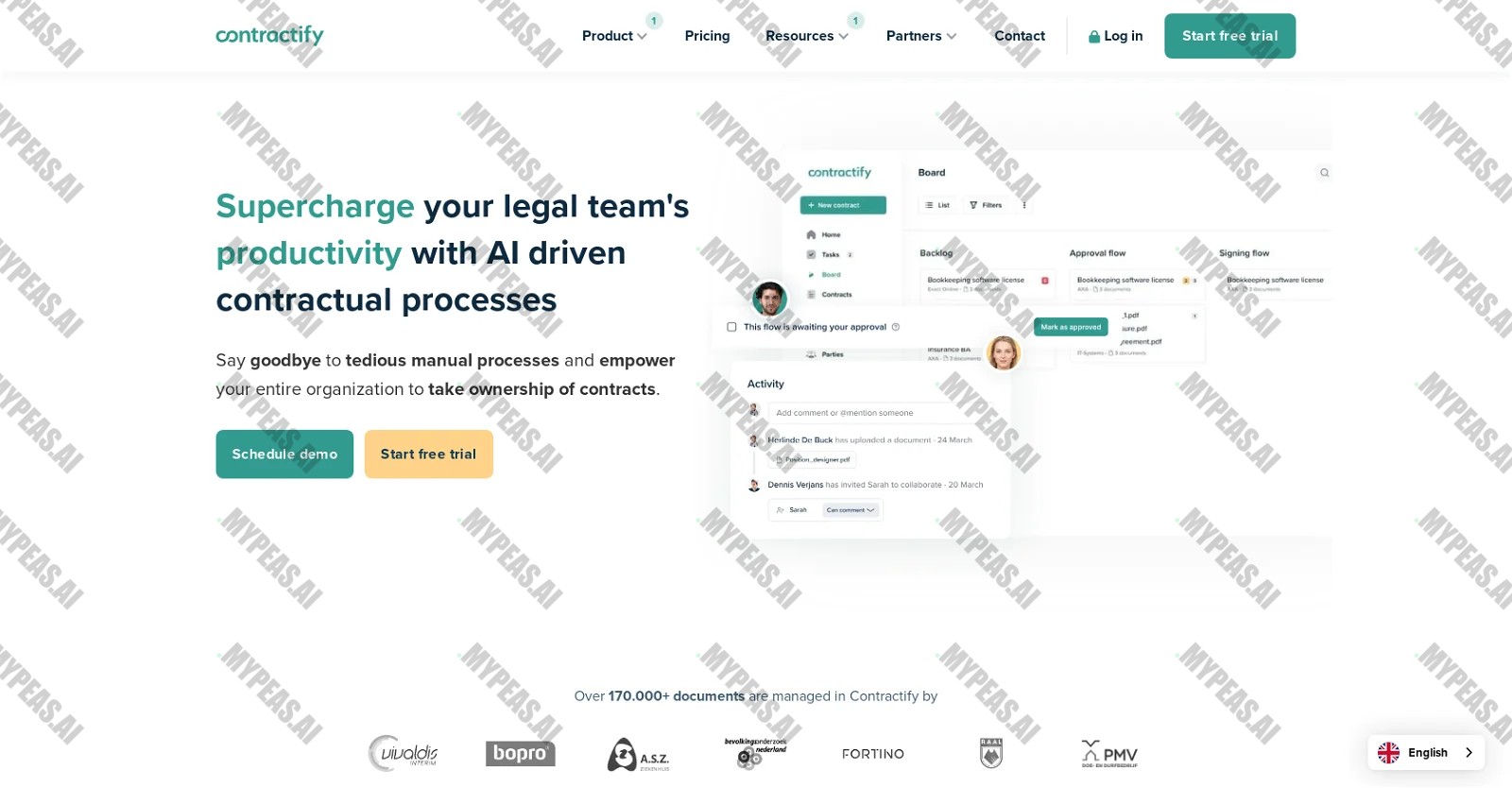 Contractify screenshot