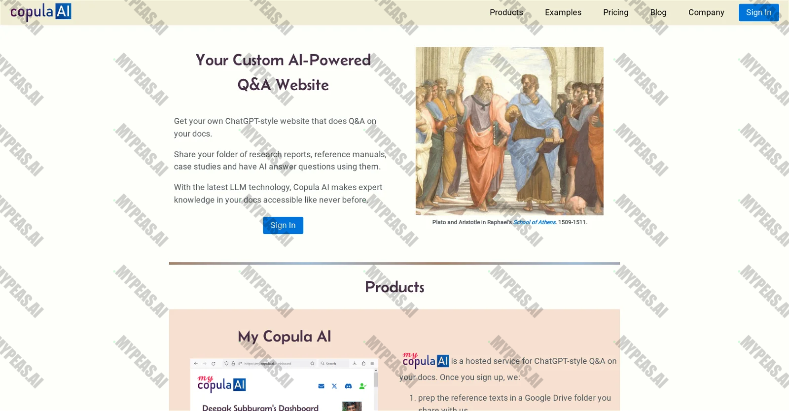 Copula AI screenshot