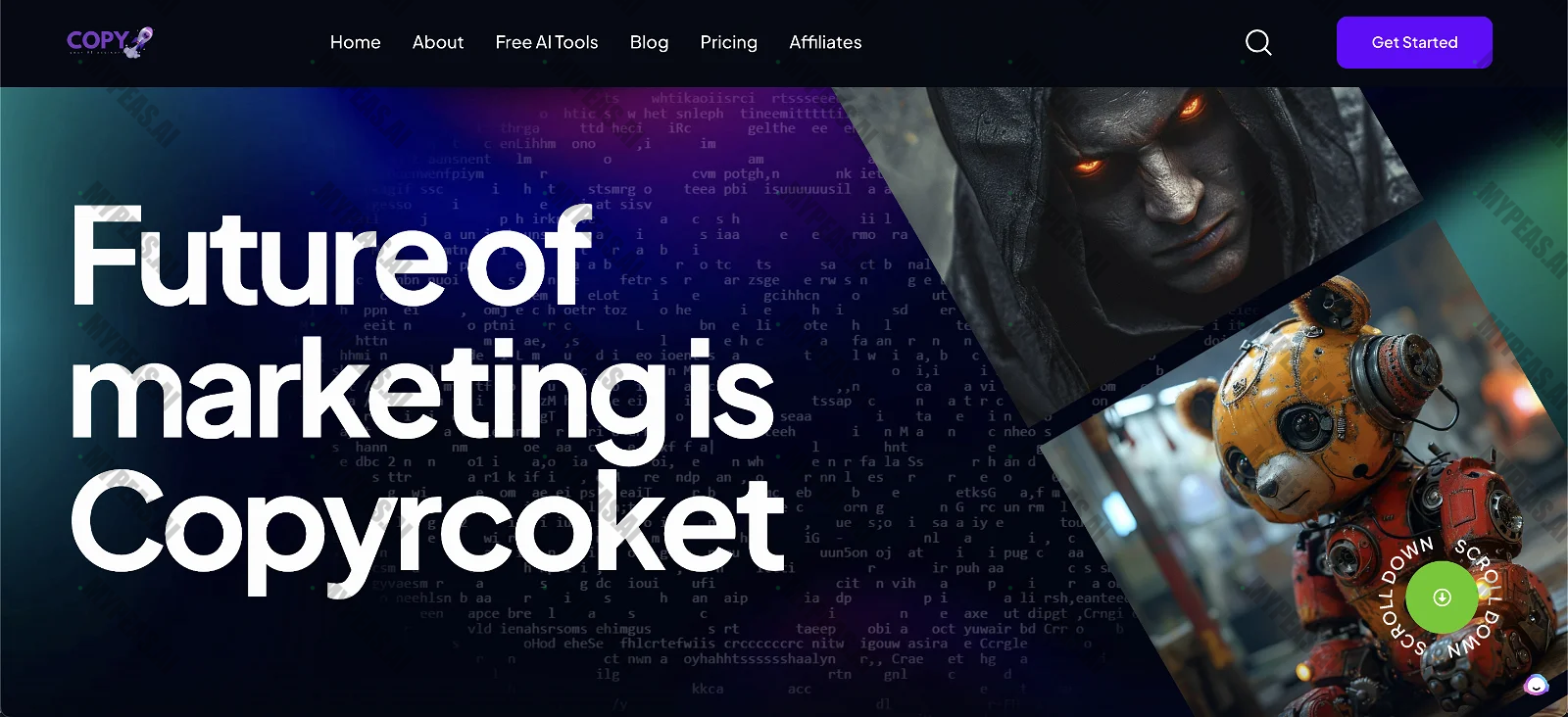 Copyrocket AI Assistant screenshot