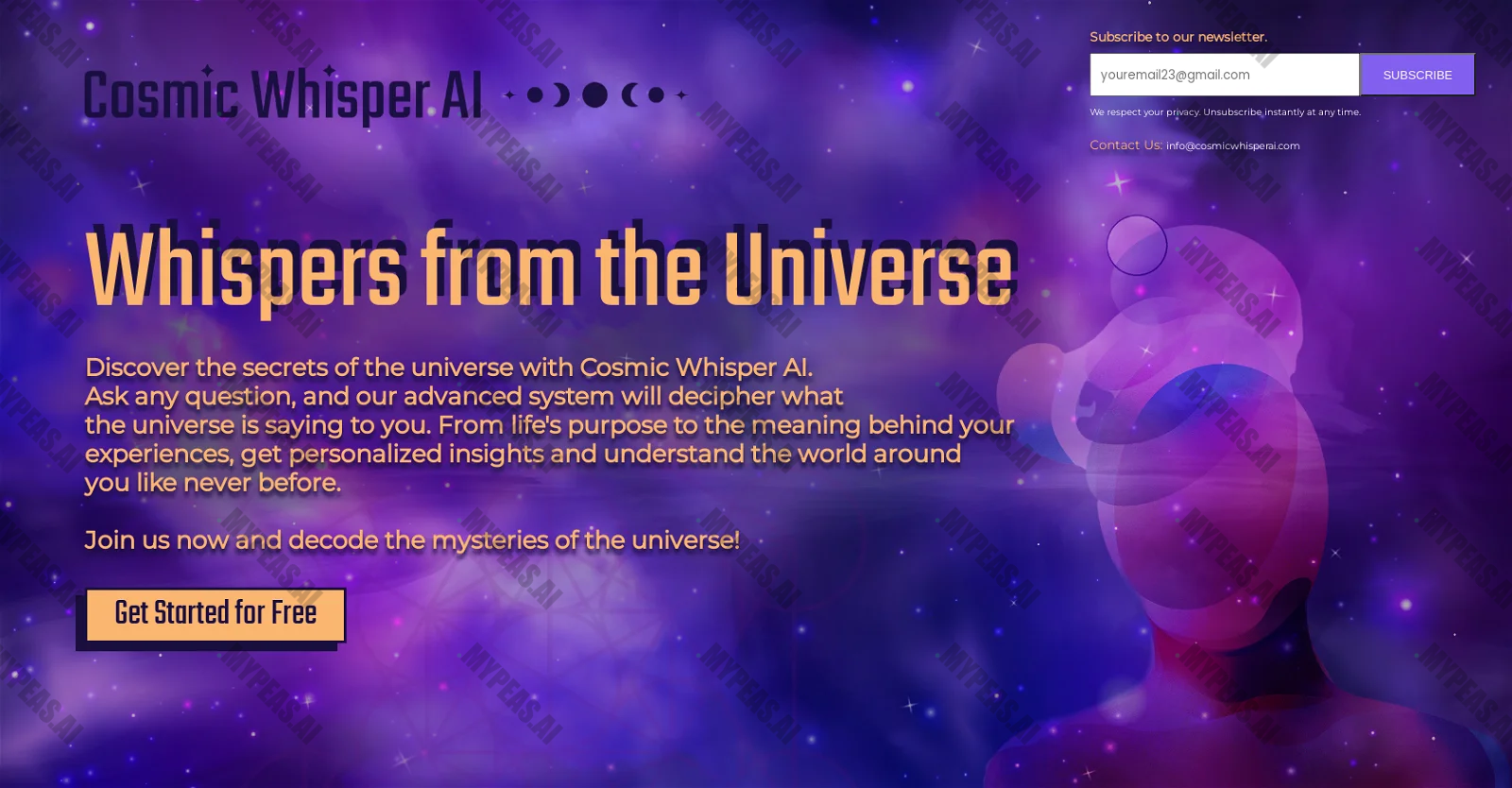 Cosmic Whisper AI screenshot