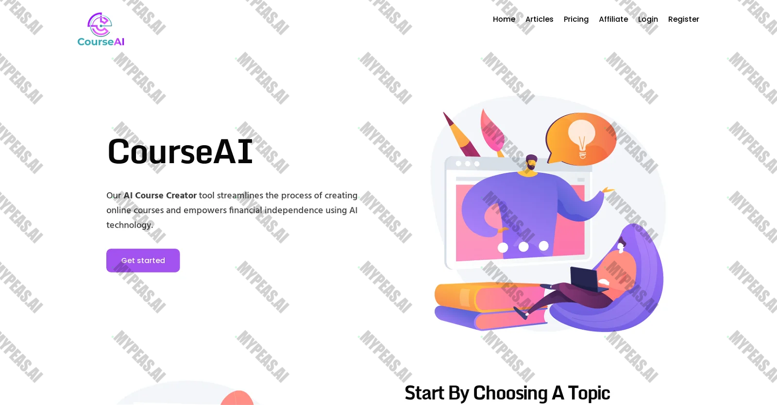 CourseAI screenshot