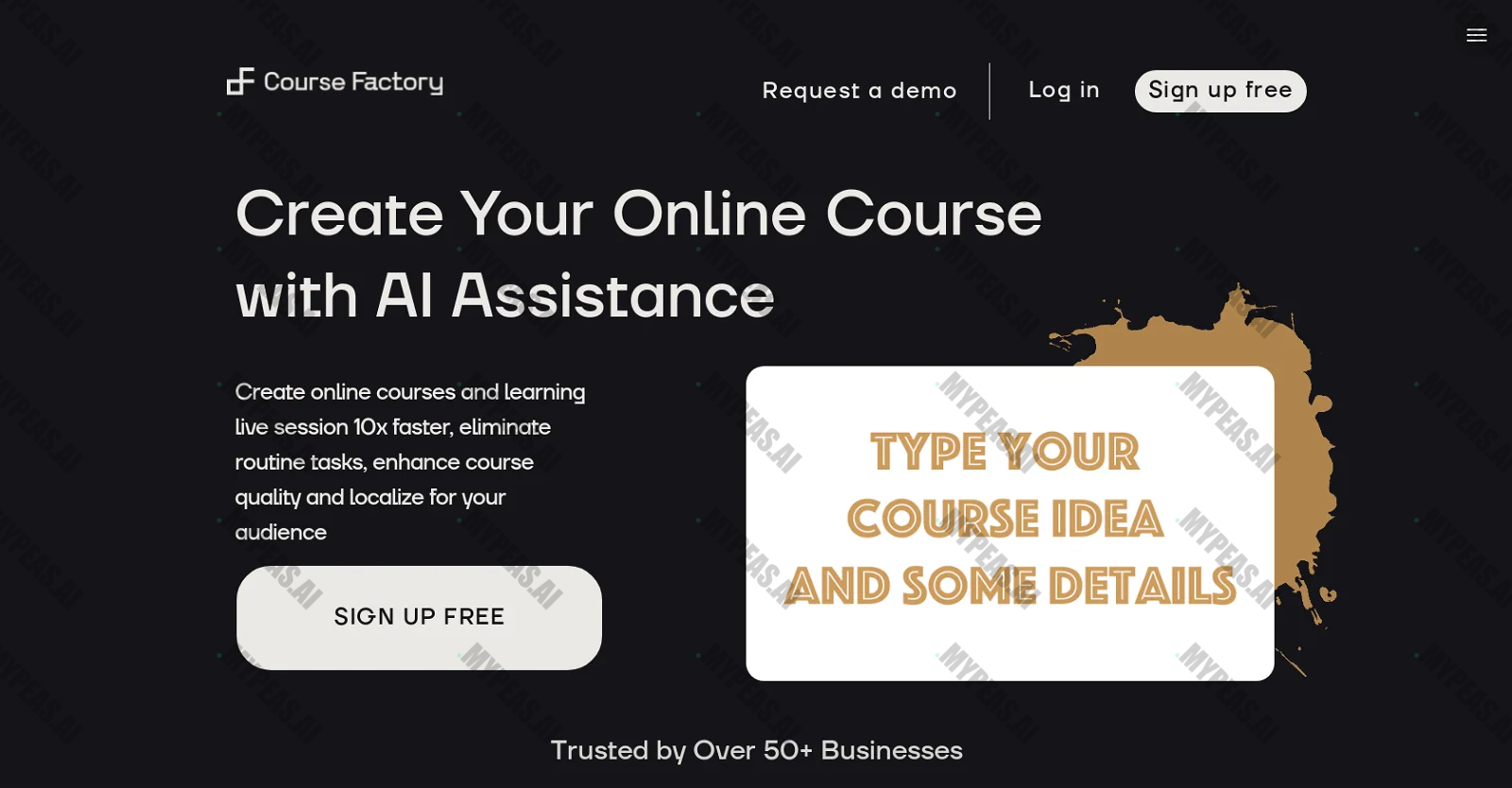 CourseFactory screenshot