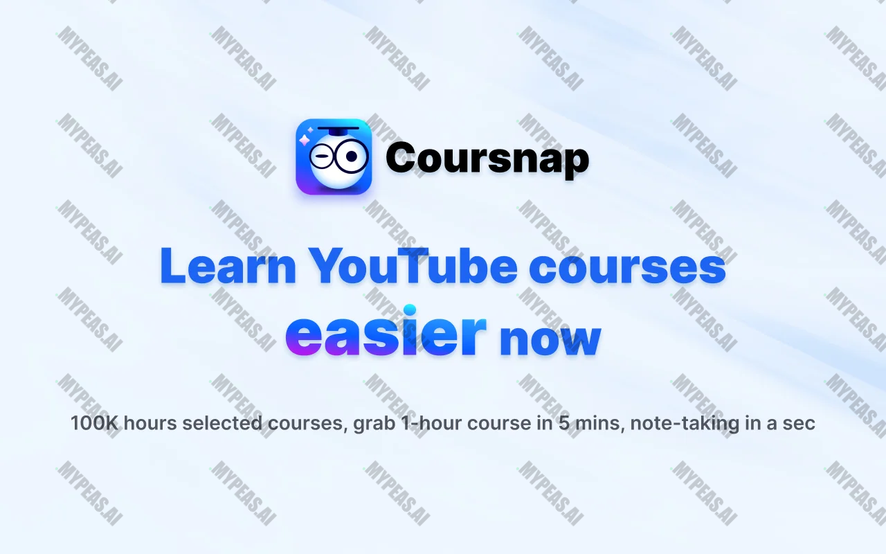 Coursnap screenshot