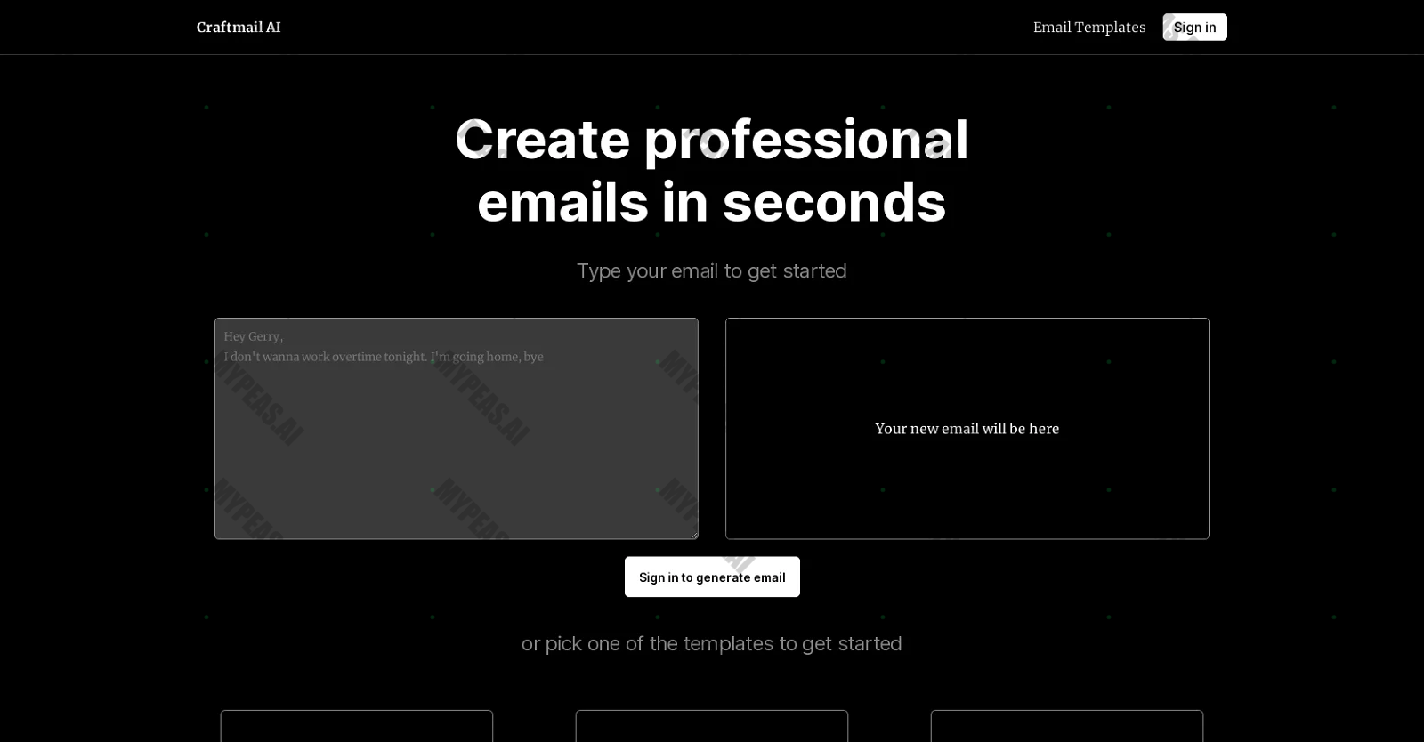 CraftmailAI screenshot