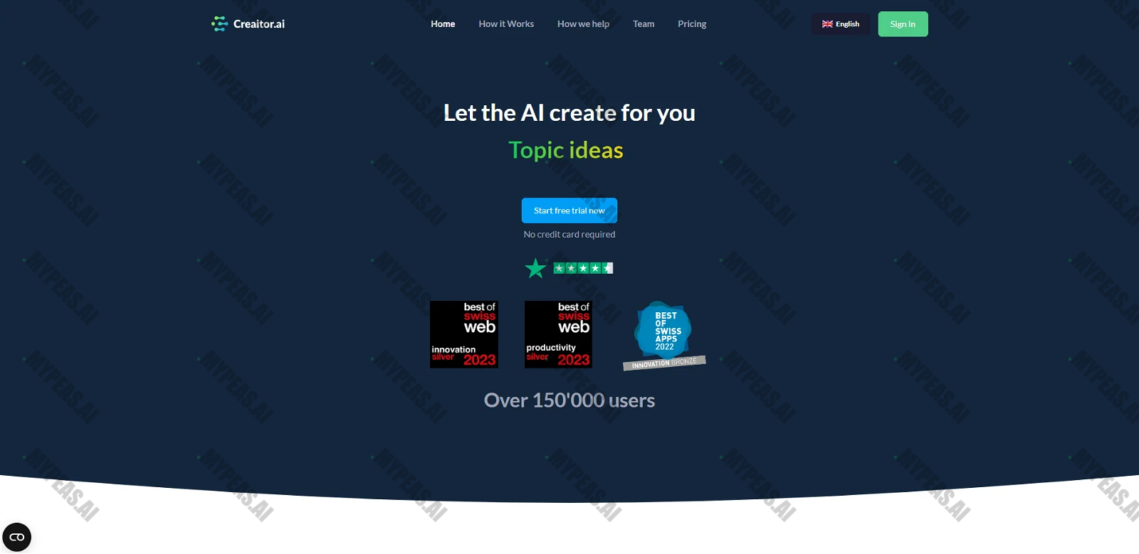 Creaitor AI screenshot